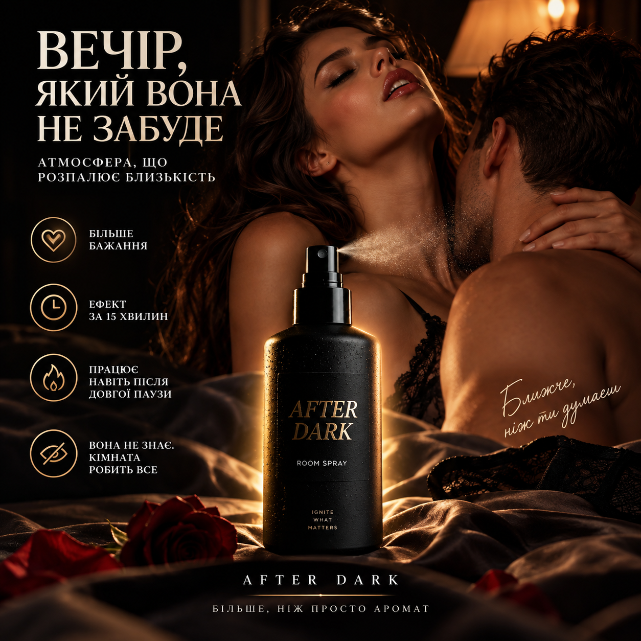 ТВОЯ КІМНАТА. ВАШ ВЕЧІР. AFTER DARK.